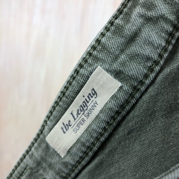 (SOLD) AG Olive The Legging Super Skinny Ankle J - Picture 10 of 12